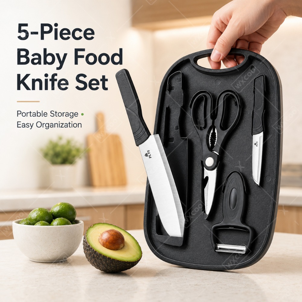 Baby Food Scissors - Zestaw noży do przygotowywania jedzenia dla