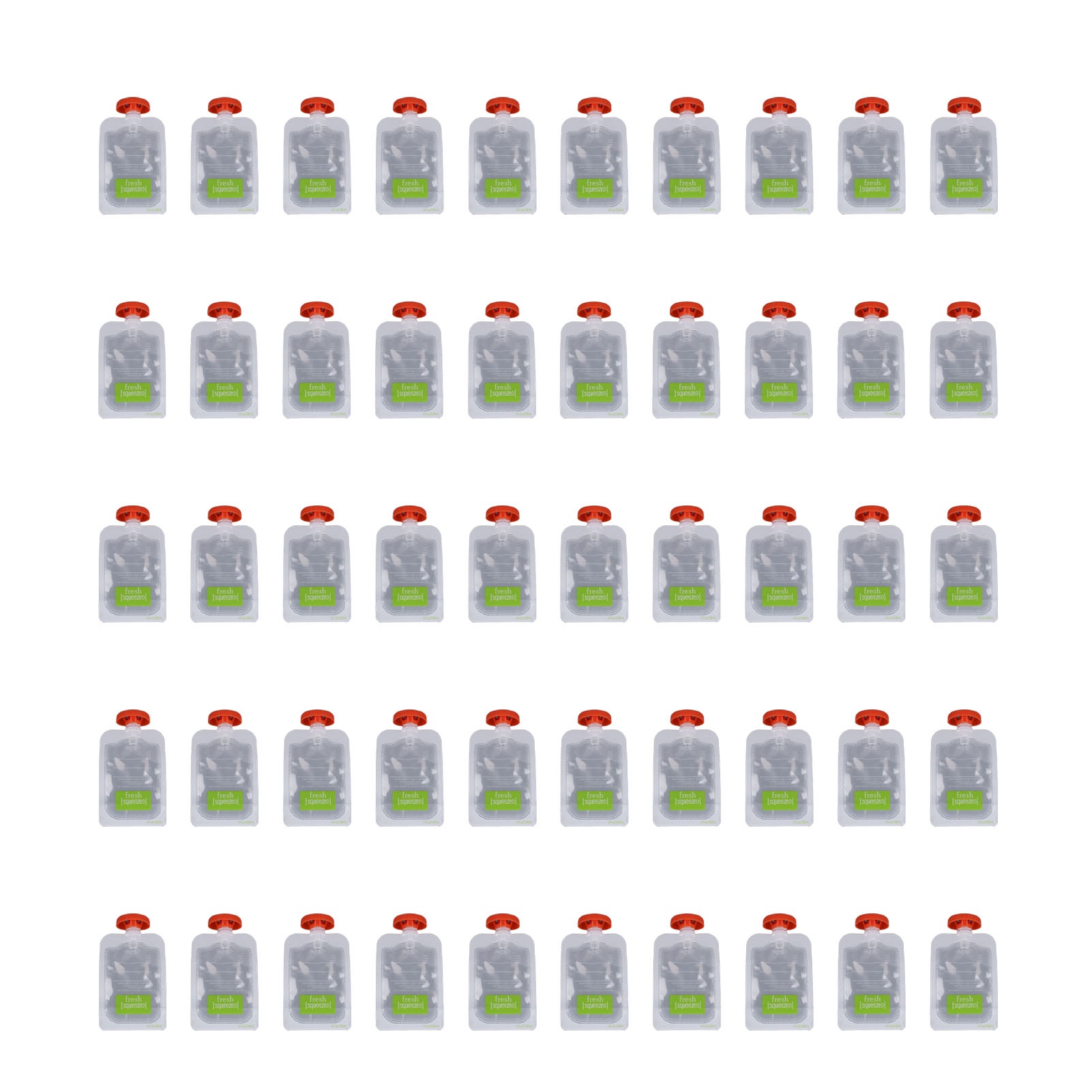Baby Food Reusable Pouches - 50 szt. torebek do przechowywania żywności