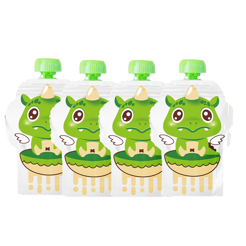 Baby Food Reusable Pouches - 4 szt./opak. DIY Woreczki na Owocowe