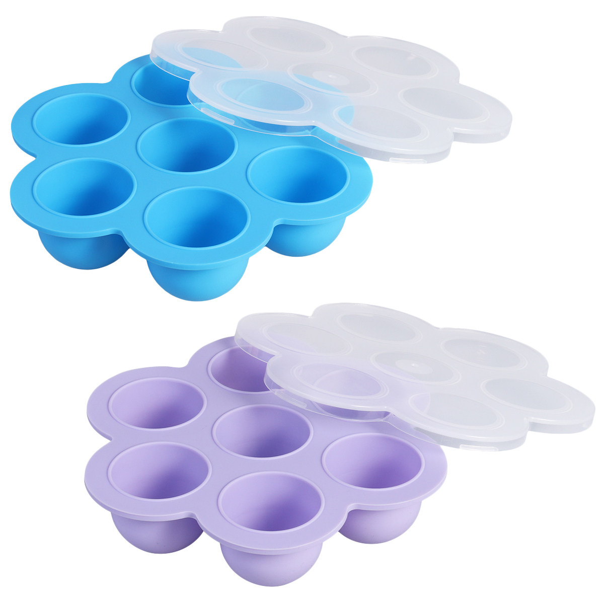 Freezer Tray Baby - 2 sztuki wysokiej jakości silikonowych pojemników