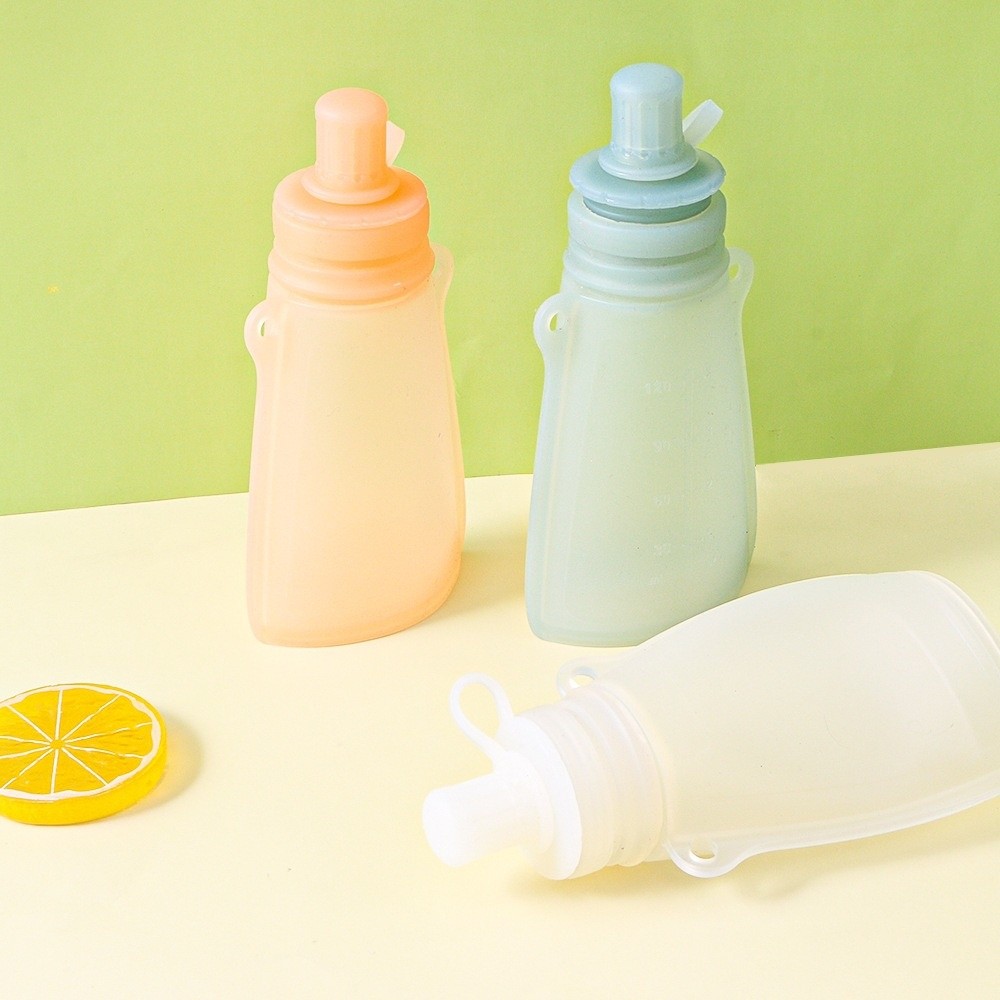 Baby Food Reusable Pouches - Woreczek na żywność bez BPA, szczelny,