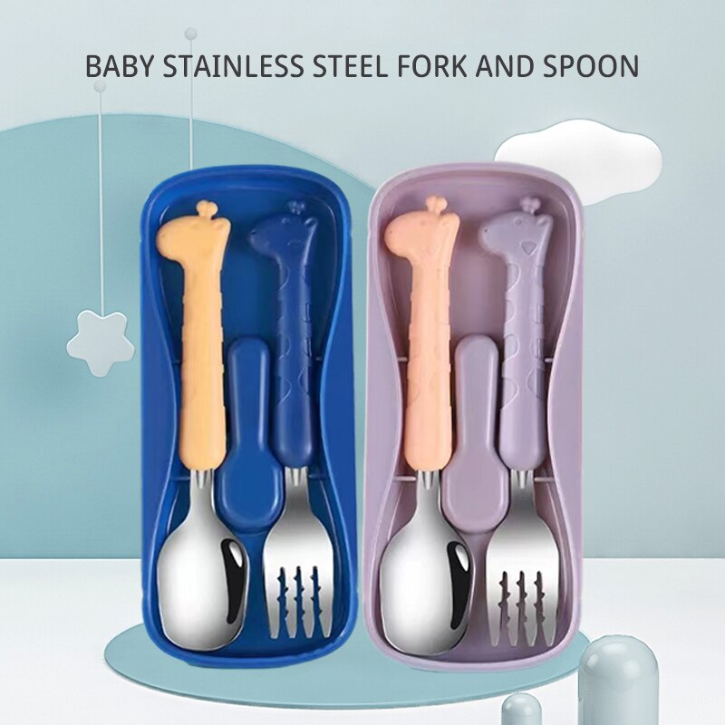 2 SZT. Dziecięce sztućce ze st – Easy Baby Food recenzja i cena