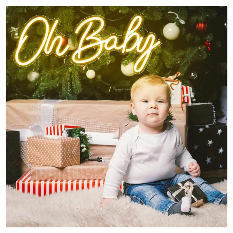 Neonowe znaki Oh Baby do dekor – Baby Food Restaurant recenzja i cena