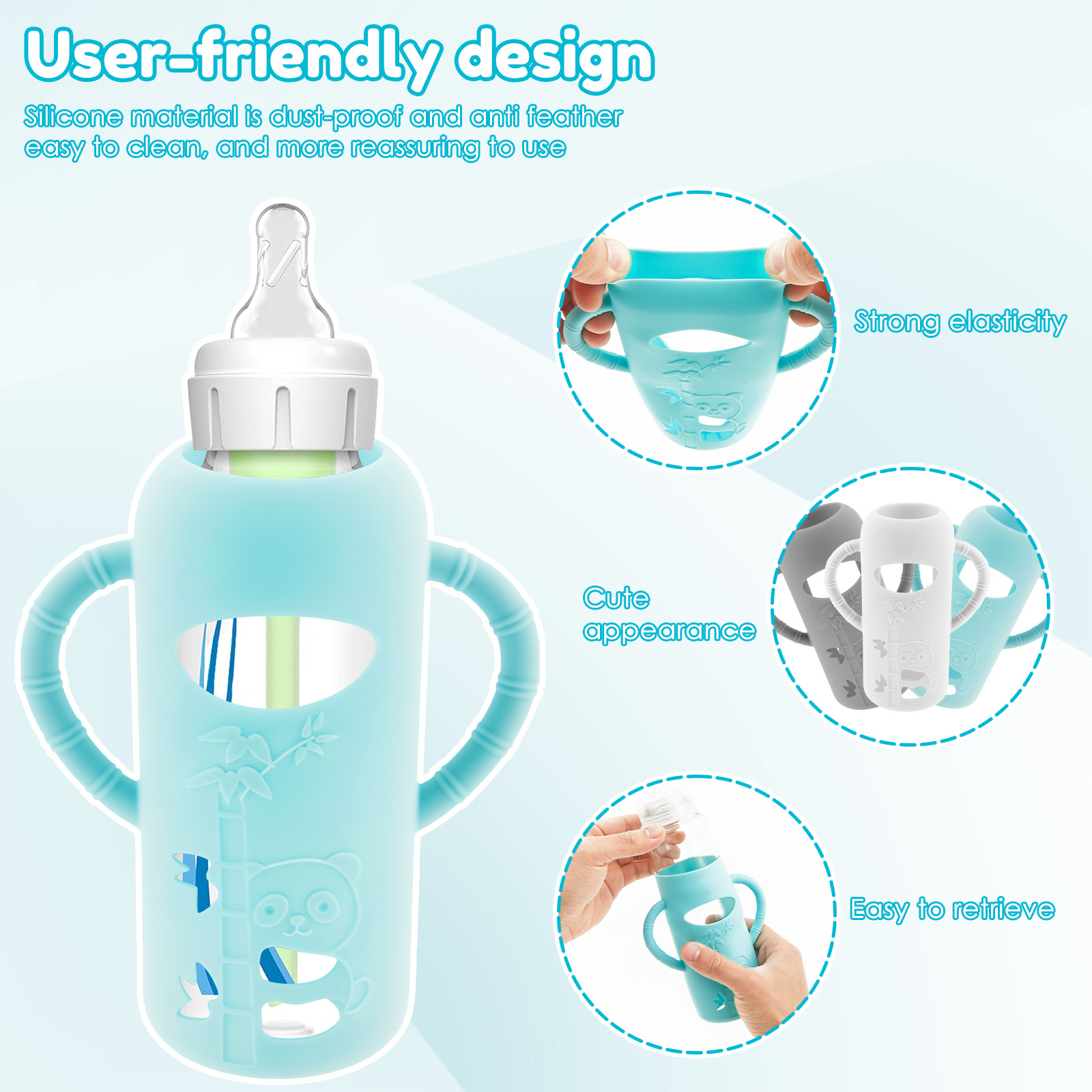 3 szt. Ochraniacze na butelki  – Baby Food Zip Lock Bag recenzja i cena