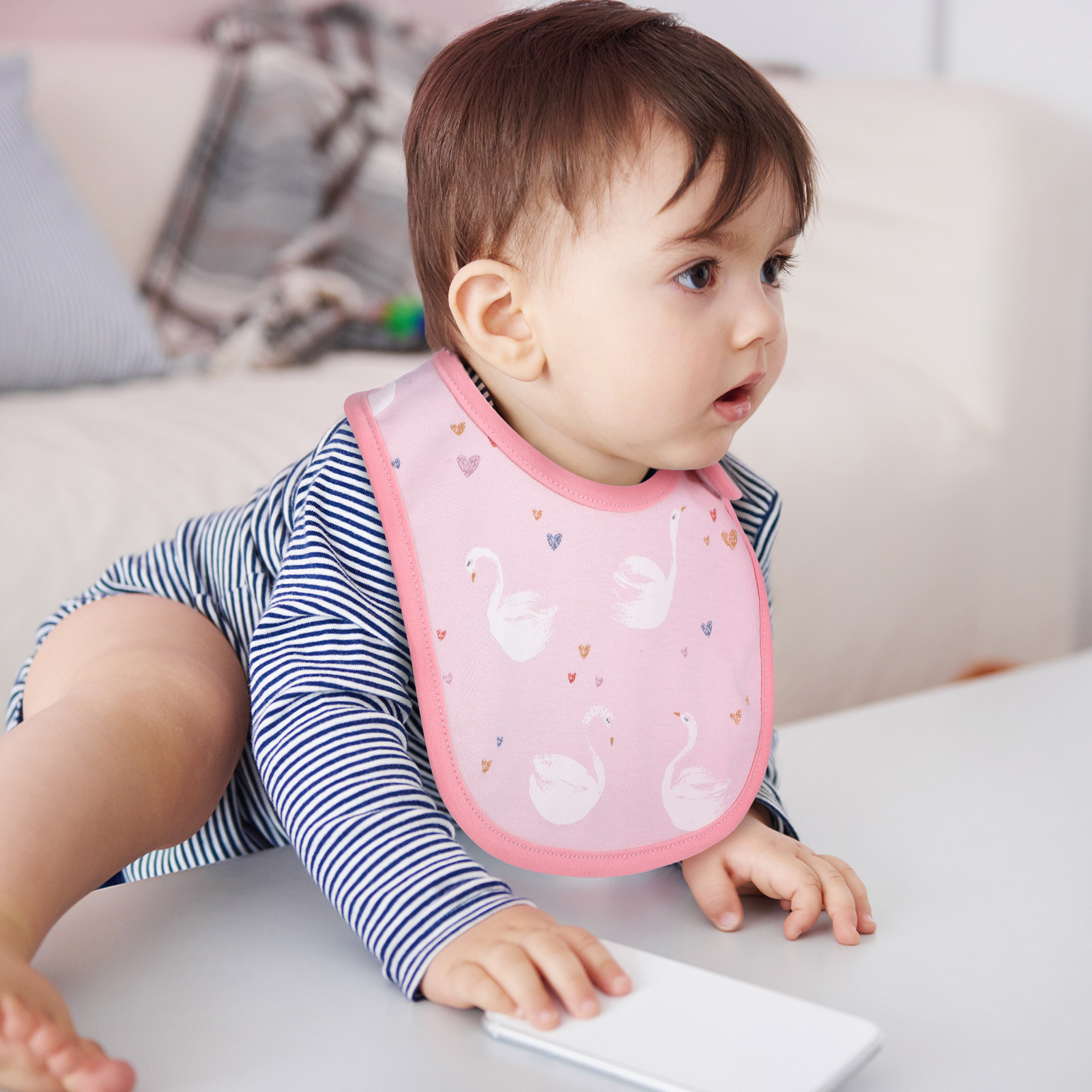 3 sztuki bawełnianych śliniakó – Baby Food Newborn recenzja i cena