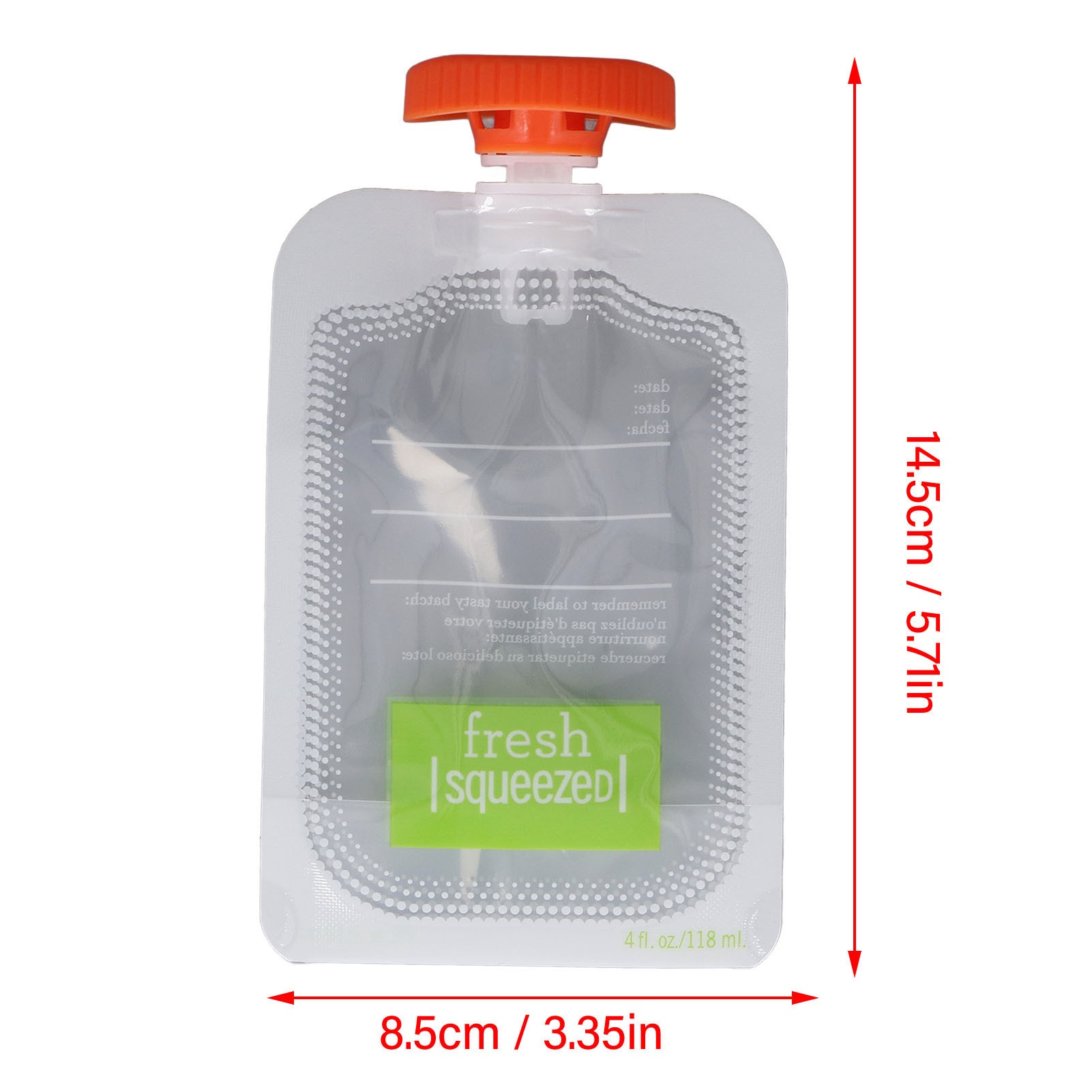 50 szt. torebek do przechowywa – Baby Food Reusable Pouches recenzja i cena
