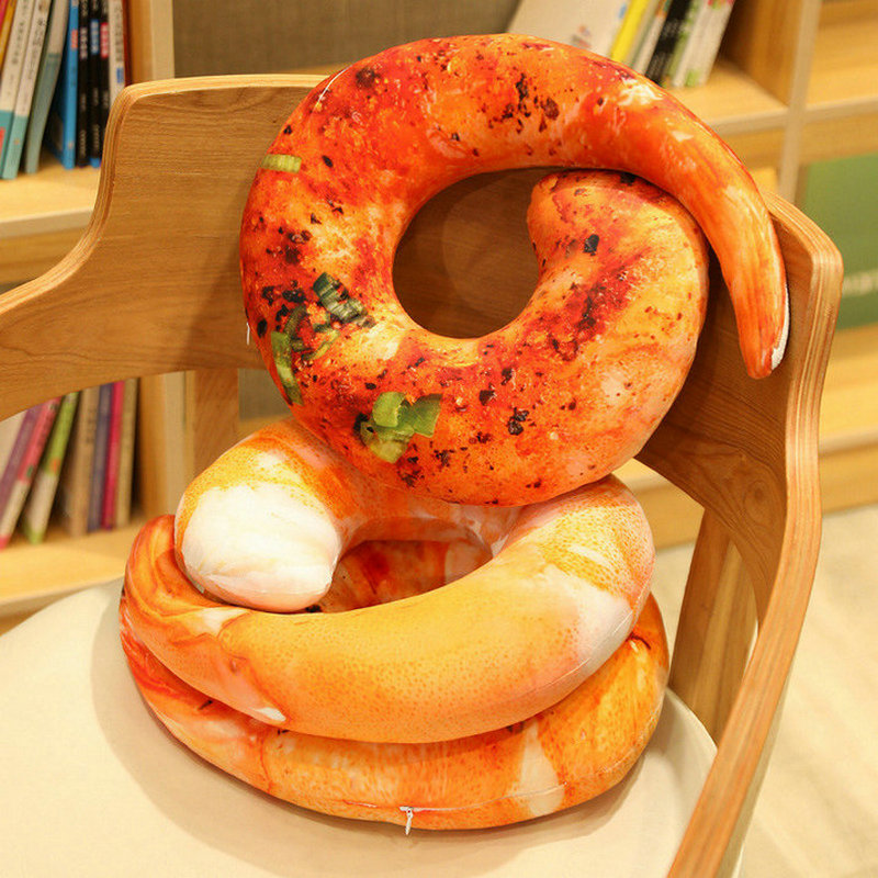 40cm Cartoon krewetka poduszka – Baby Food Shrimp recenzja i cena