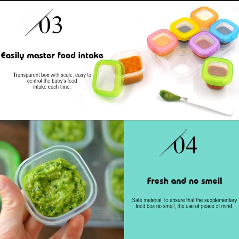 4/6 szt. Pojemnik do przechowy – Freezer Tray Baby recenzja i cena