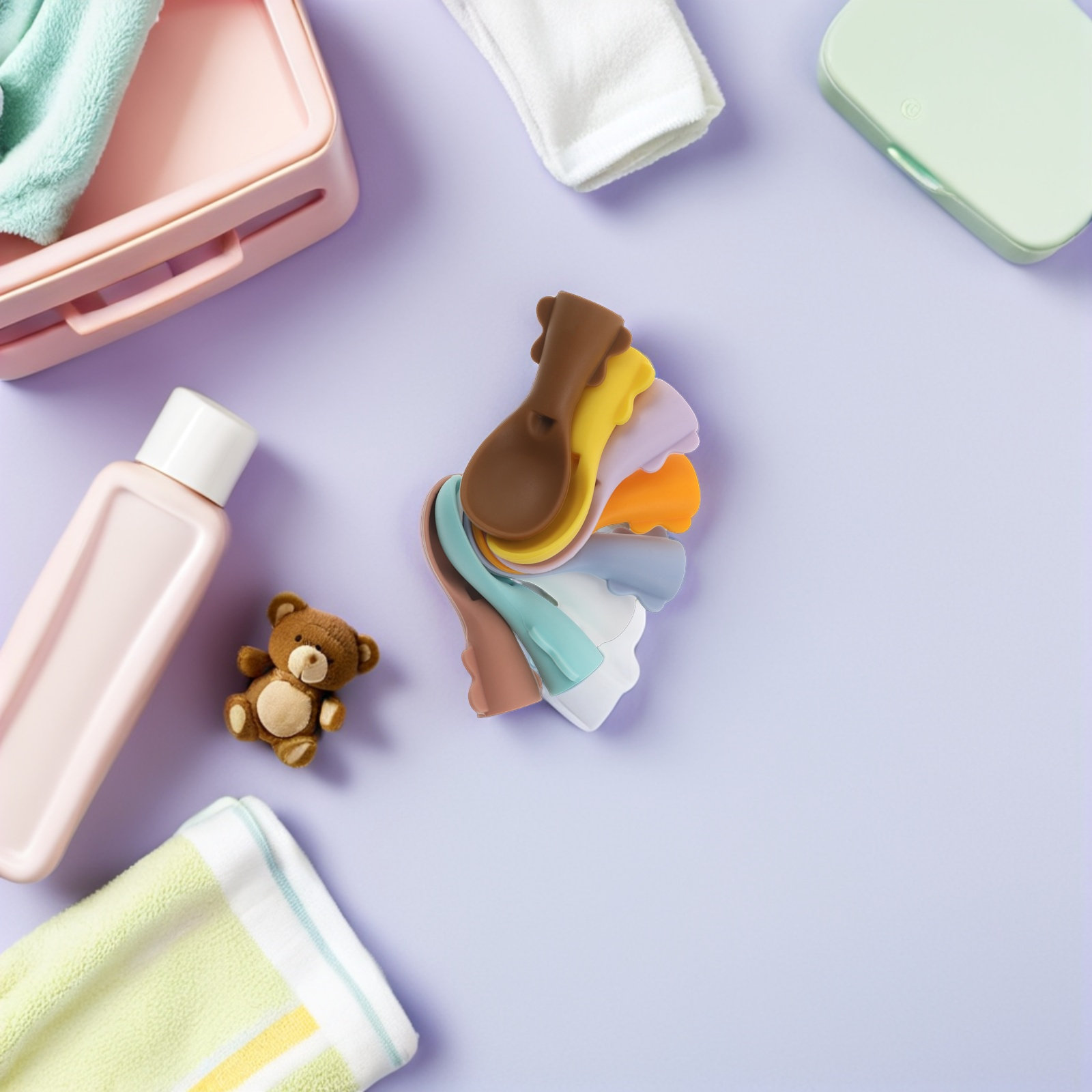 8 sztuk silikonowych łyżeczek  – Baby Food Reusable Pouches recenzja i cena