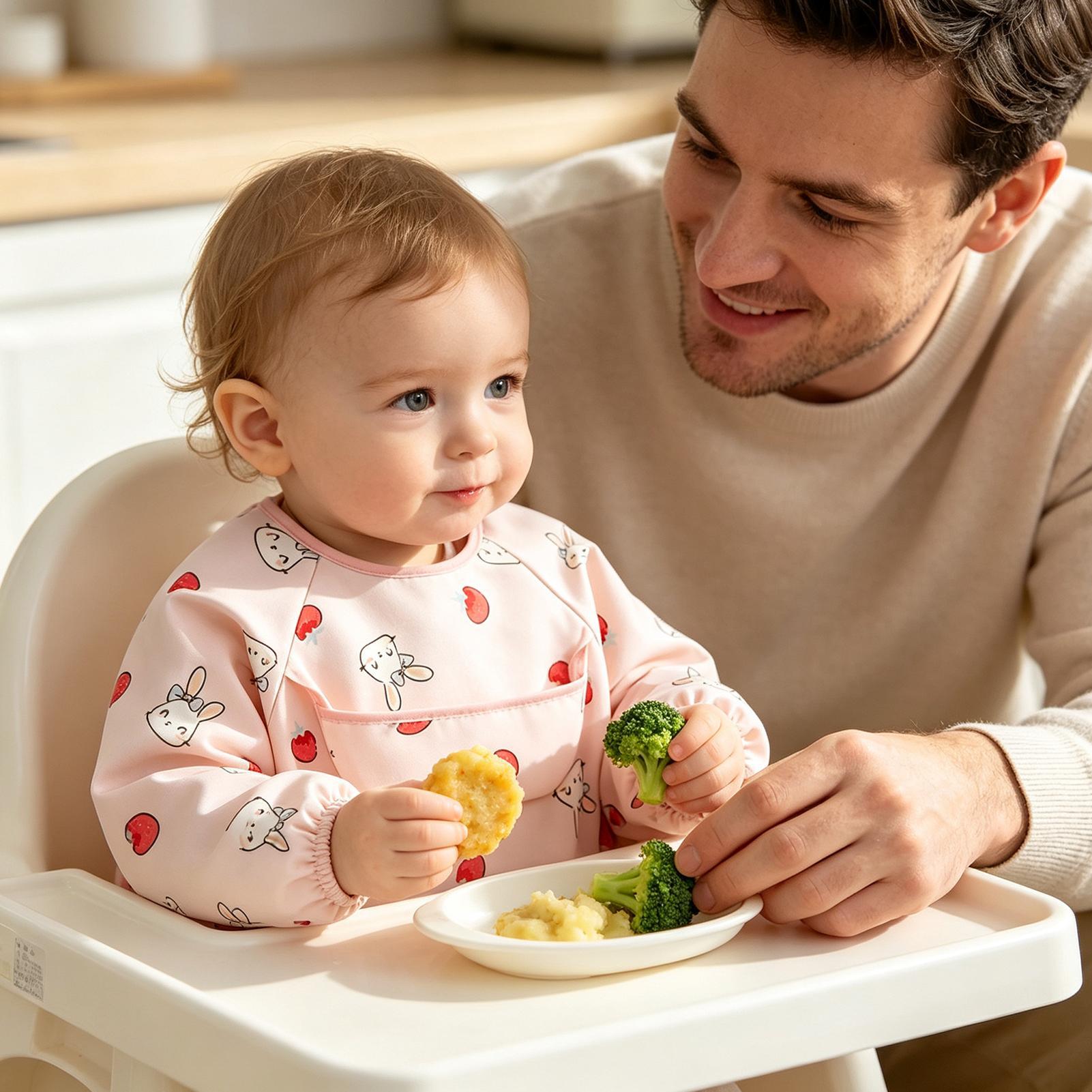 Śliniak do karmienia, miękki,  – Baby Food Restaurant recenzja i cena