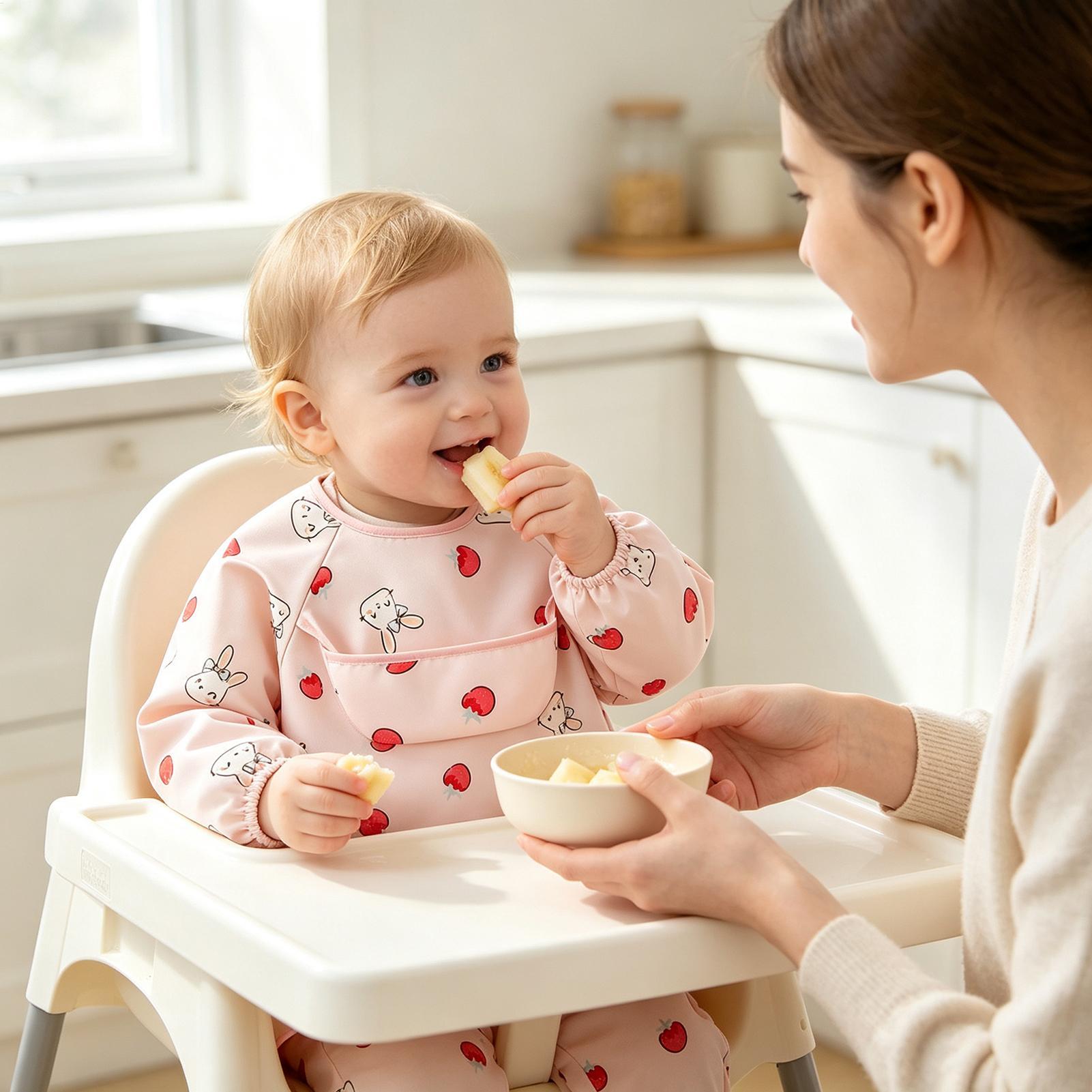 Śliniak dla dziecka, miękki, r – Baby Food Restaurant recenzja i cena