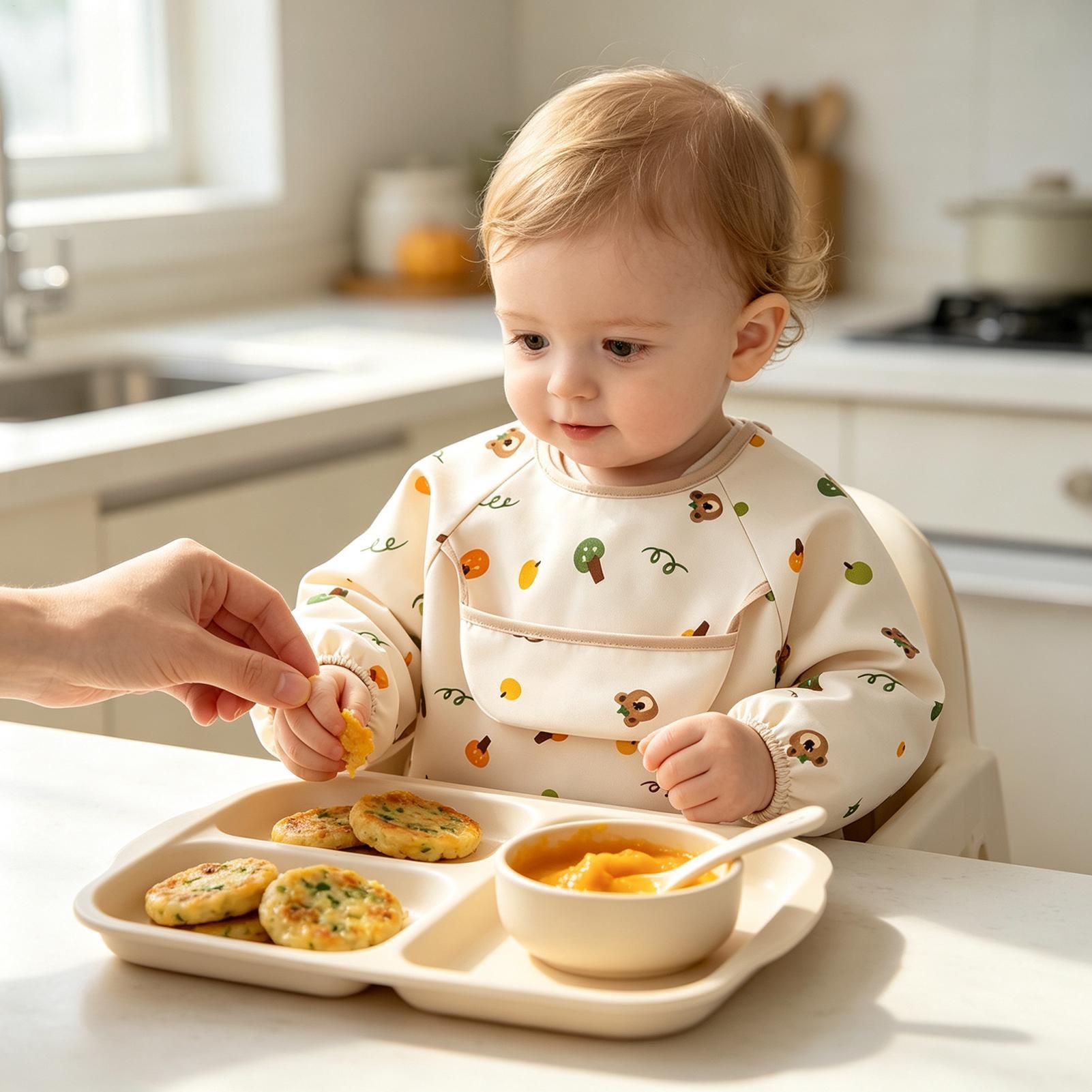 Śliniak dla dziecka, miękki, r – Baby Food Restaurant recenzja i cena
